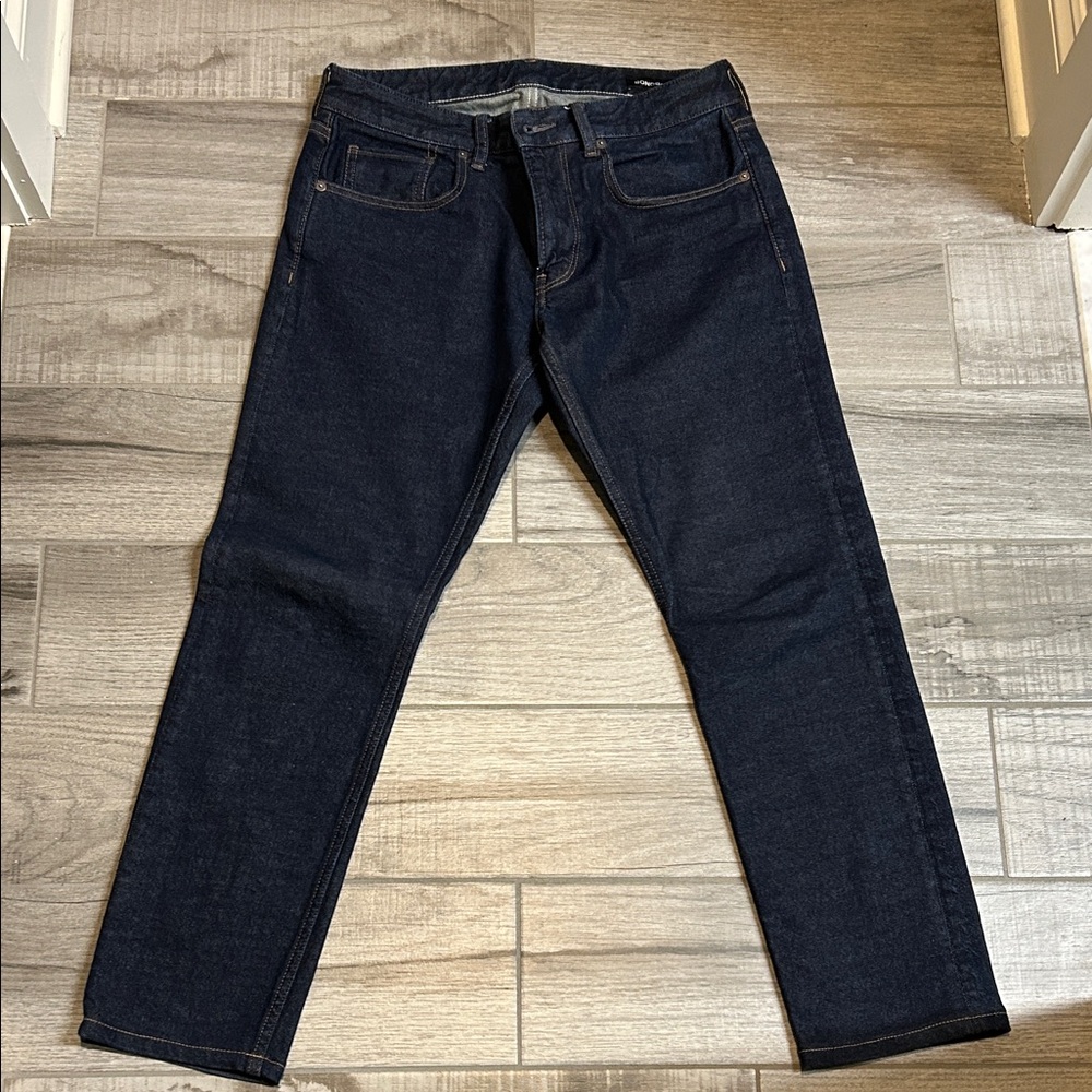 Bonobos Men Slim Straight Jeans in Dark Navy
